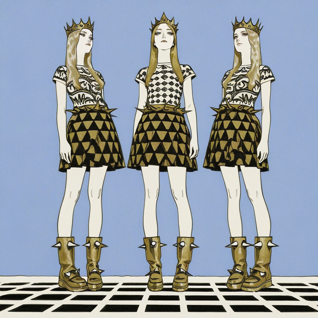 cz3schk,  3girls,  blue eyes on Tensor.Art