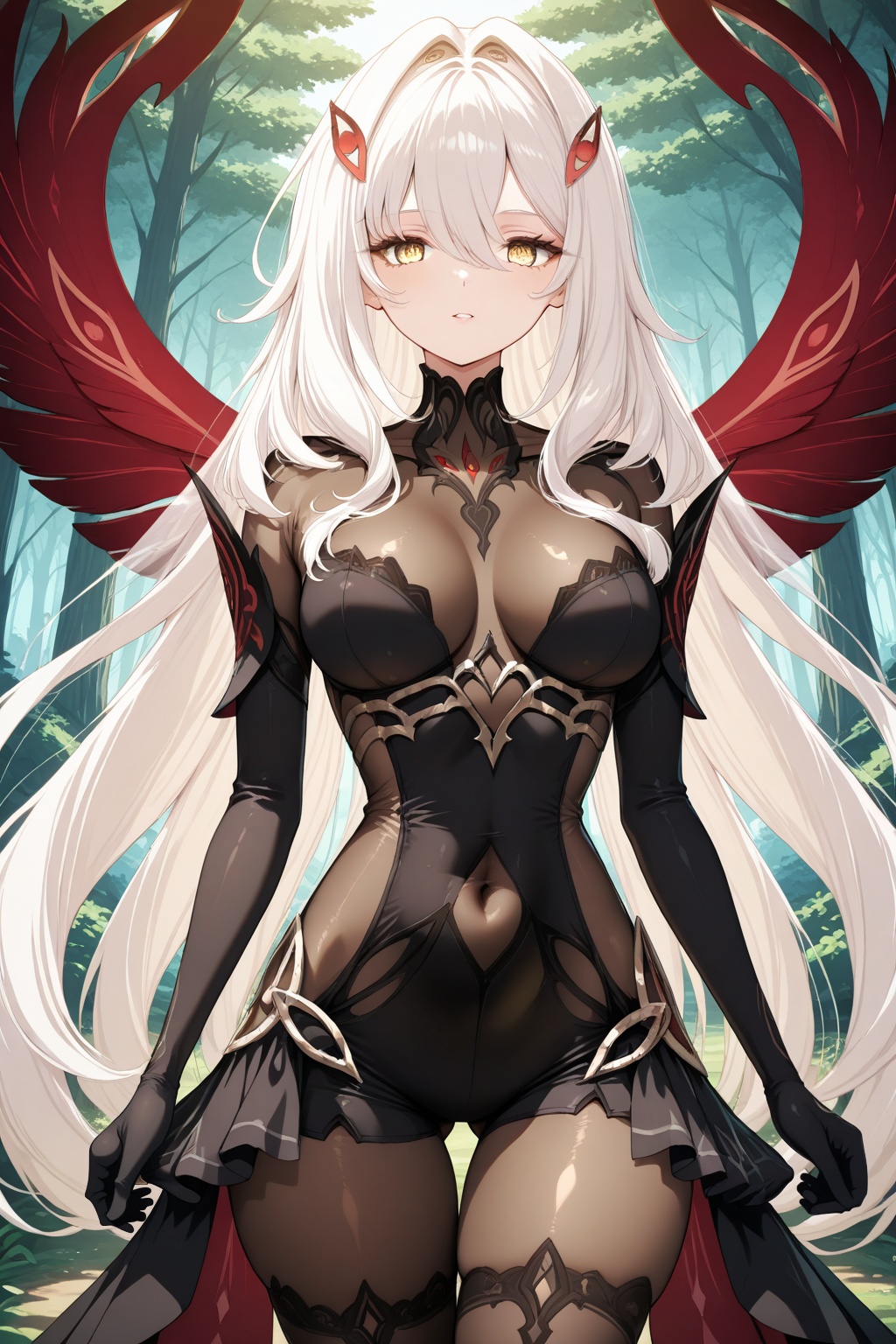 Forest,  Forest,  Thigh exposed on Tensor.Art