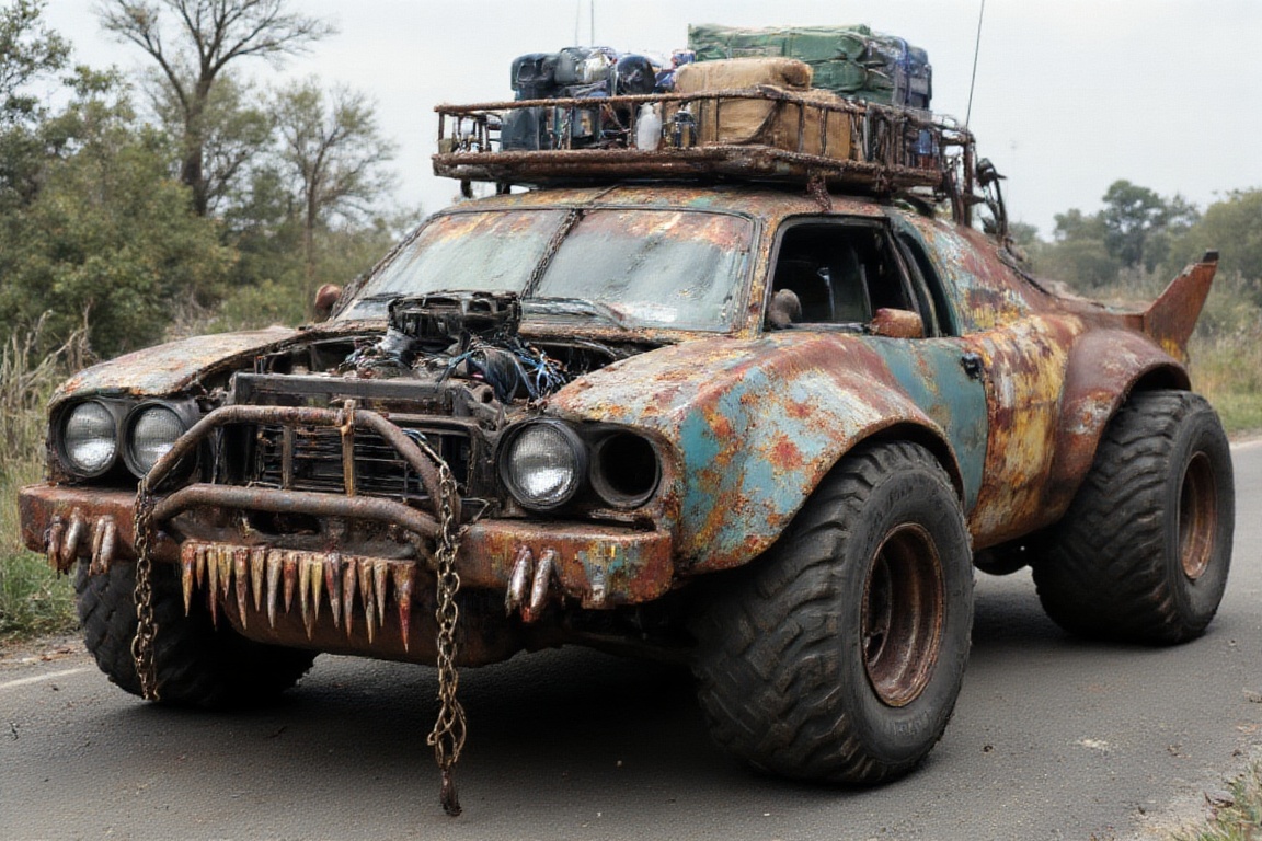 diy car,  rotten swamps,  crossout on Tensor.Art