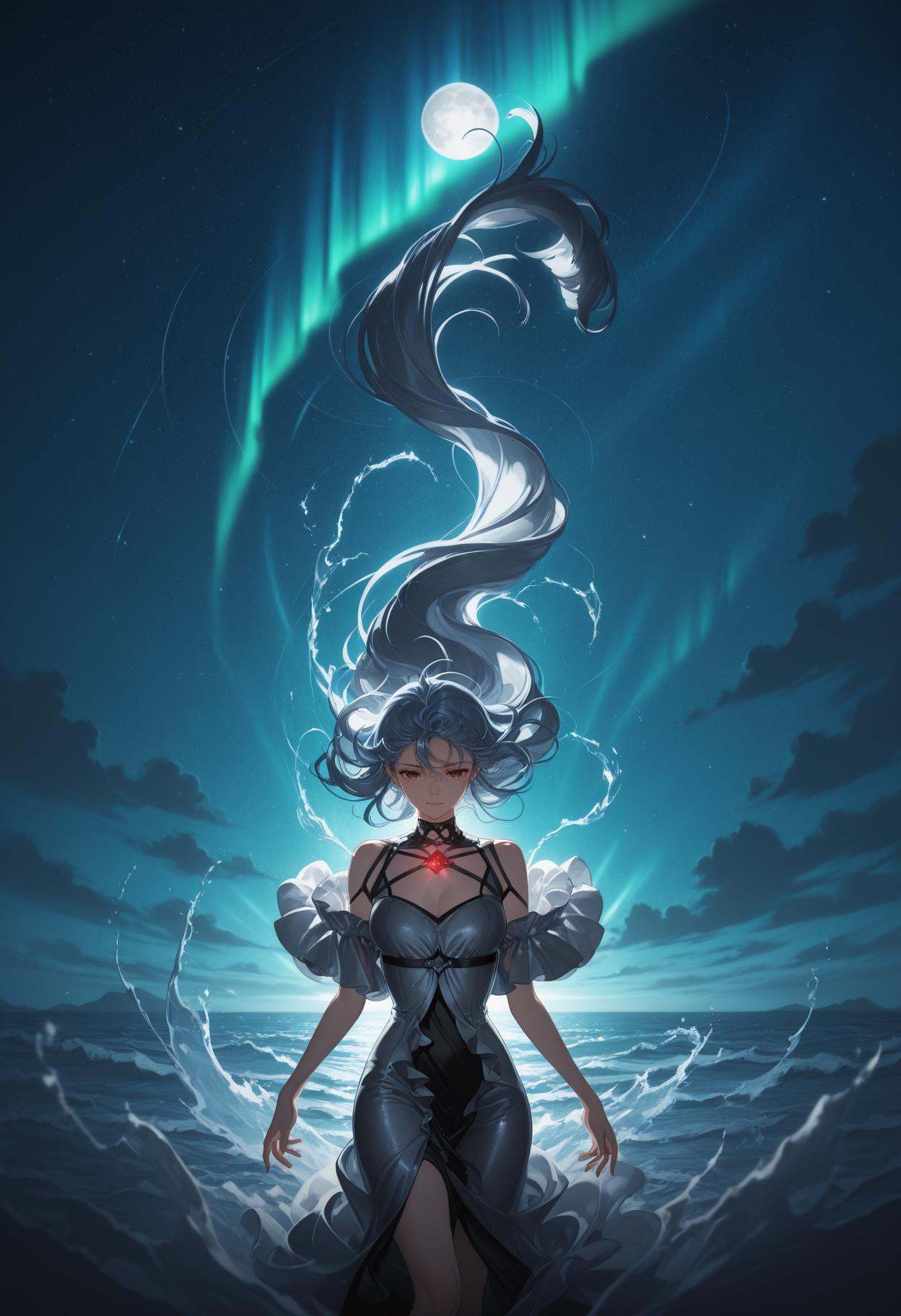 1girl,  arknights (game),  skadi (arknights) on Tensor.Art