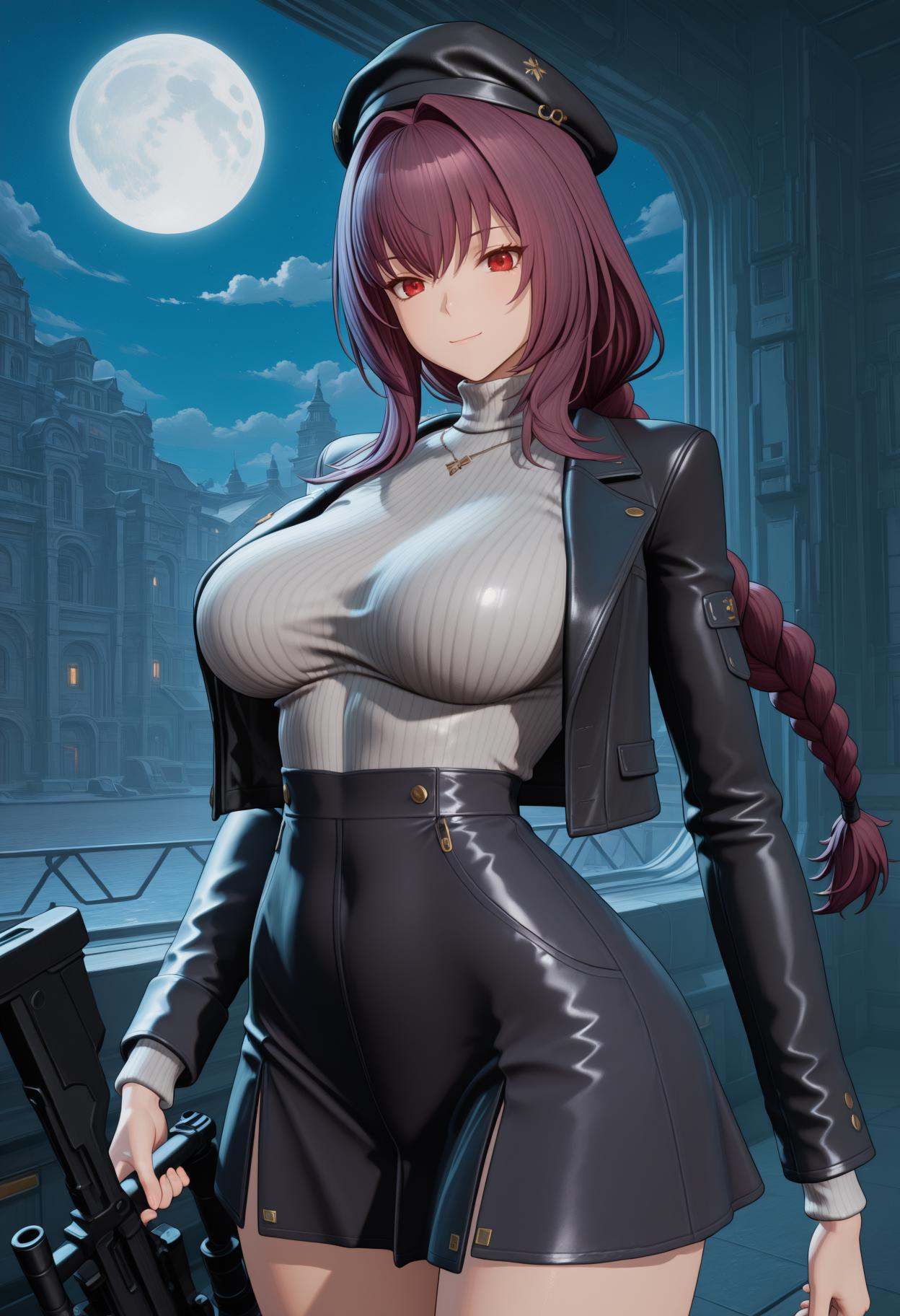 GF2S,  3d,  scathach \(fate\) on Tensor.Art