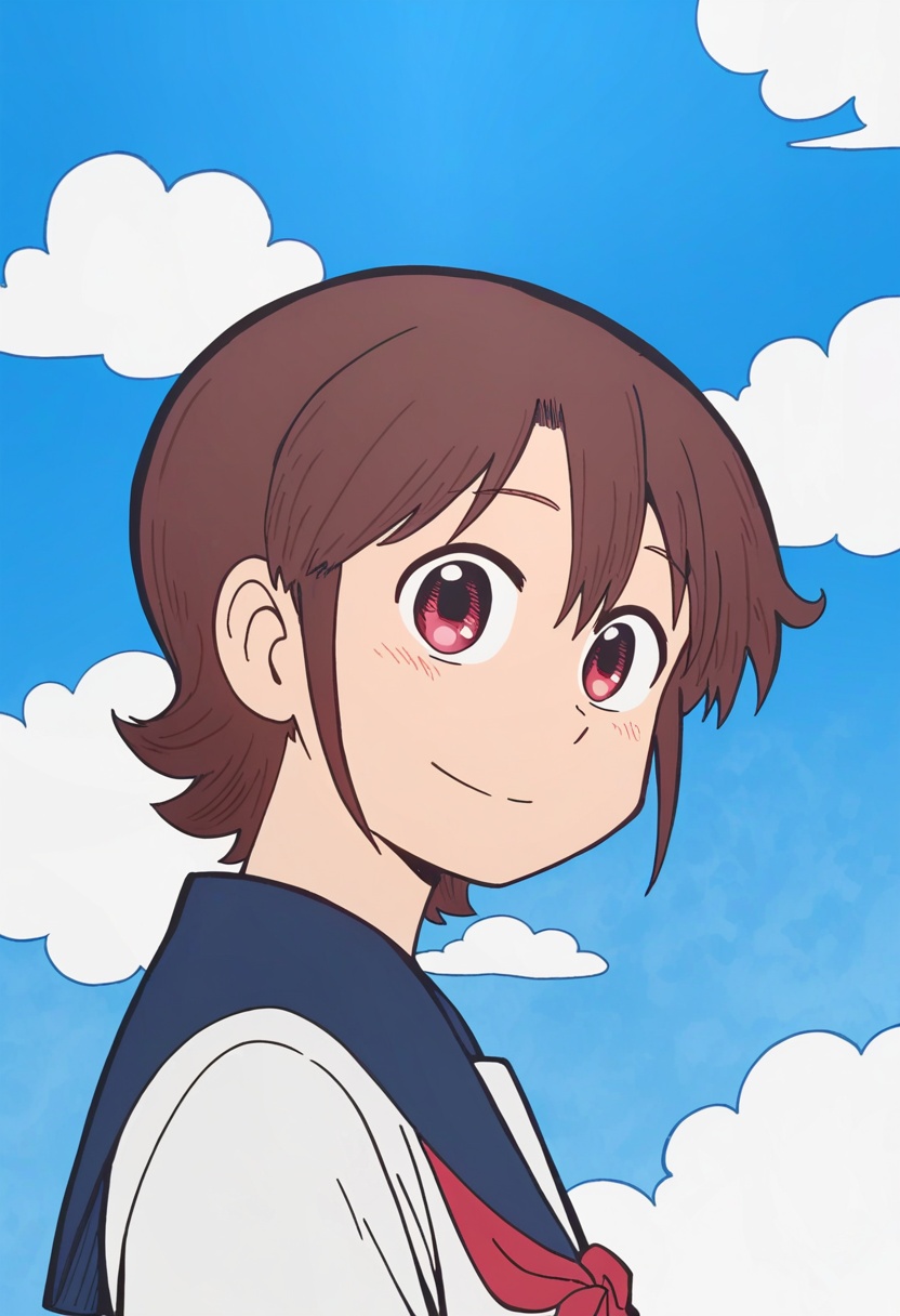 cta_style,  3girl,  cloud background on Tensor.Art
