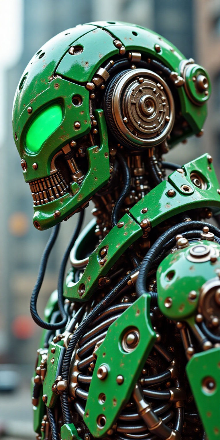 Dark_fantasy,  cyberpunk,  one man on Tensor.Art
