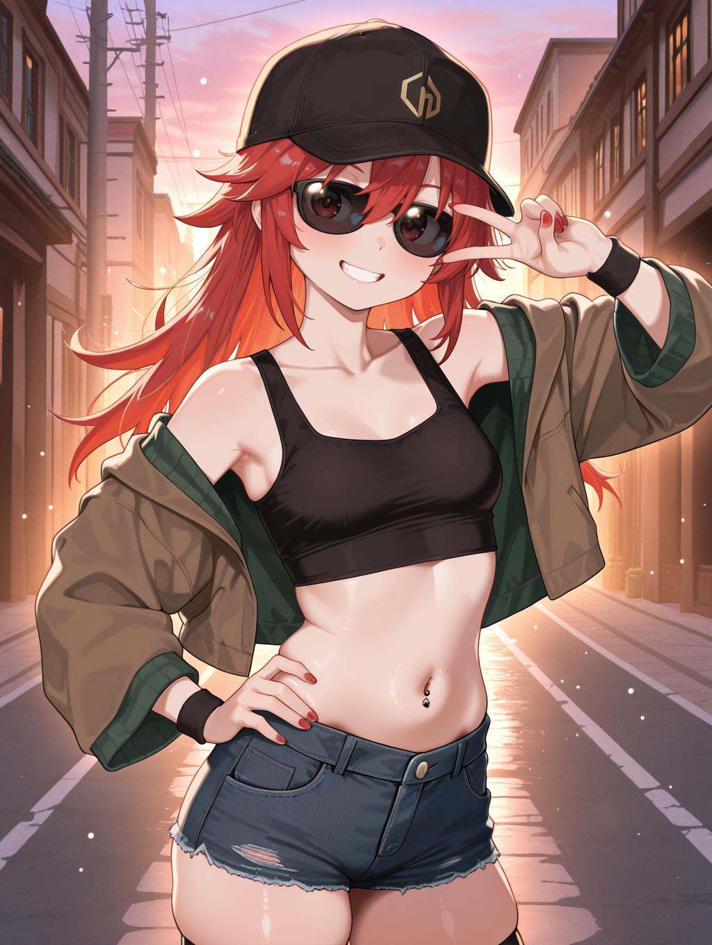 hiita the fire charmer,  1girl,  solo on Tensor.Art