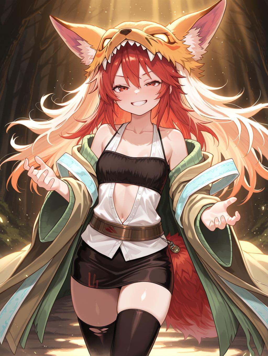 alternate costume,  hiita the fire charmer,  1girl on Tensor.Art