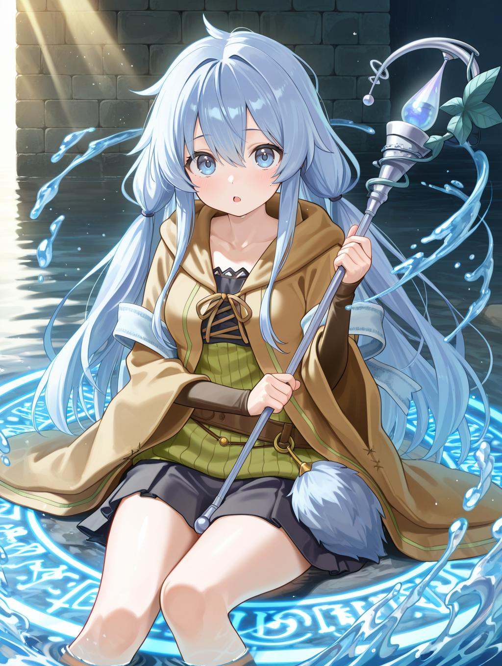 eria the water charmer,  1girl,  solo on Tensor.Art