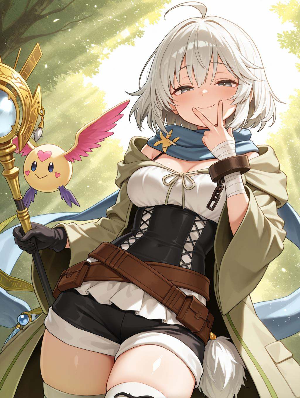 1girl,  staff,  holding staff on Tensor.Art