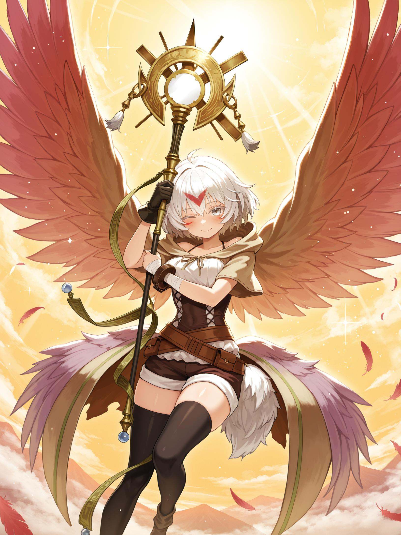 facial mark,  lyna the light charmer,  official alternate costume on Tensor.Art