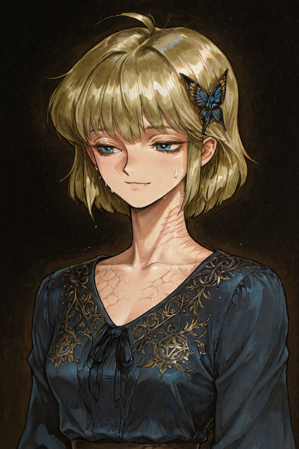 1girl,  solo,  ahoge on Tensor.Art