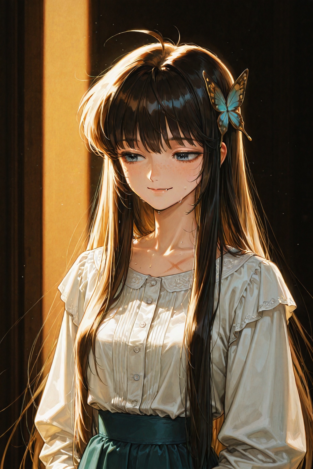 1girl,  solo,  ahoge on Tensor.Art