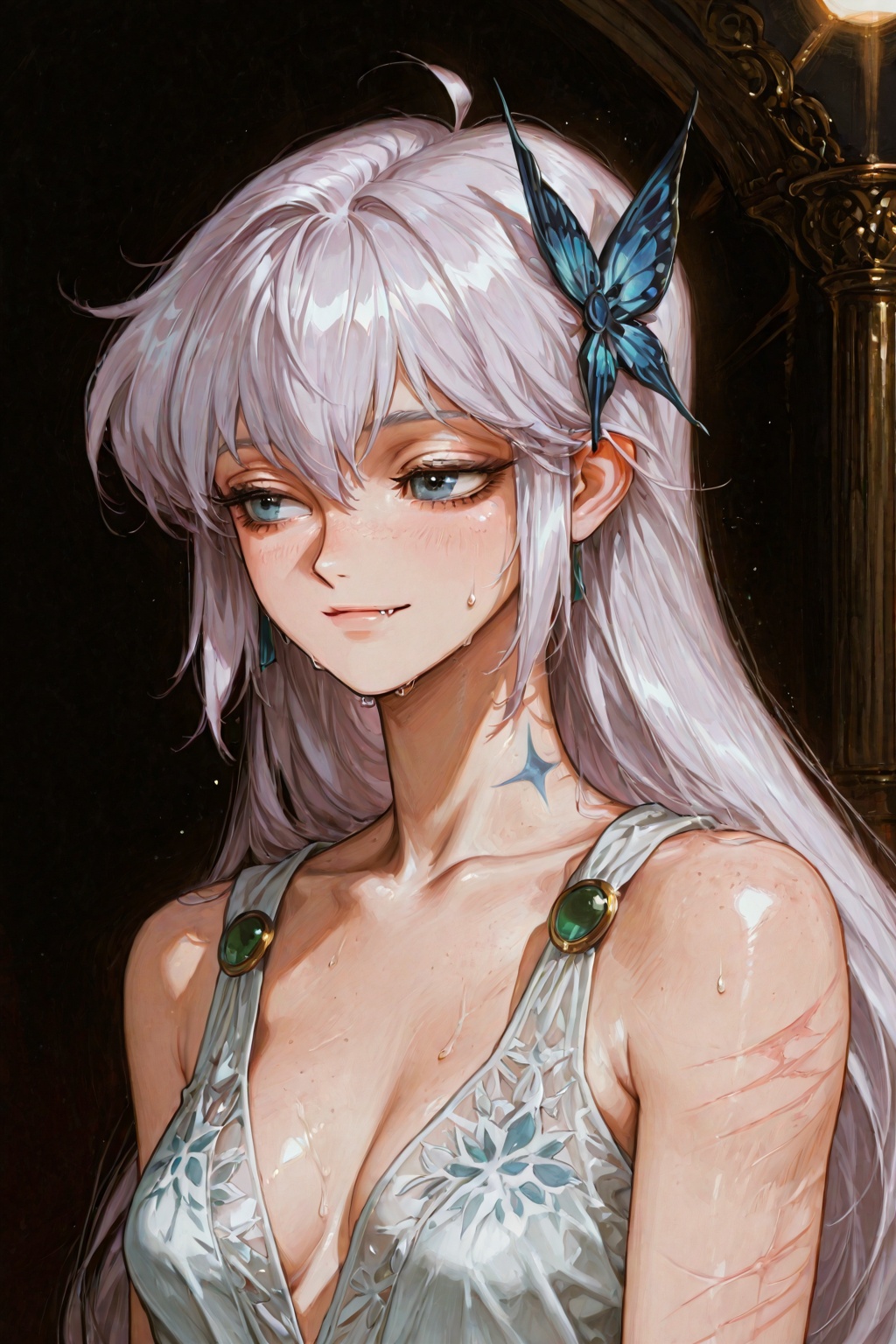 1girl,  solo,  ahoge on Tensor.Art