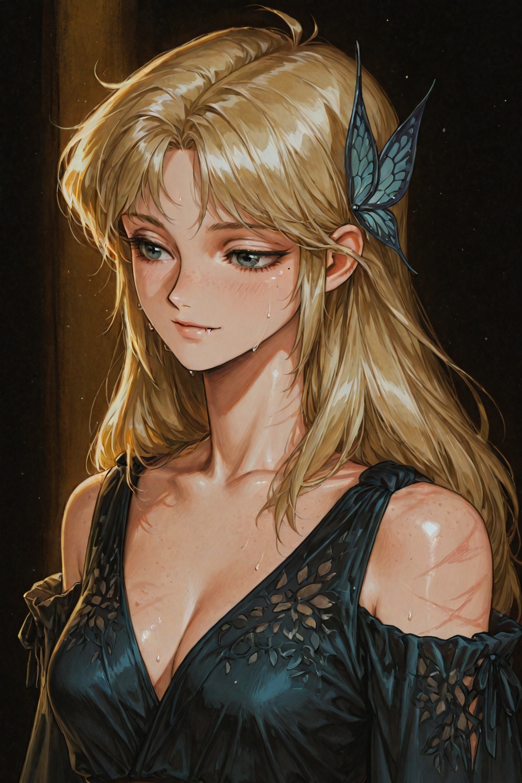 1girl,  solo,  ahoge on Tensor.Art