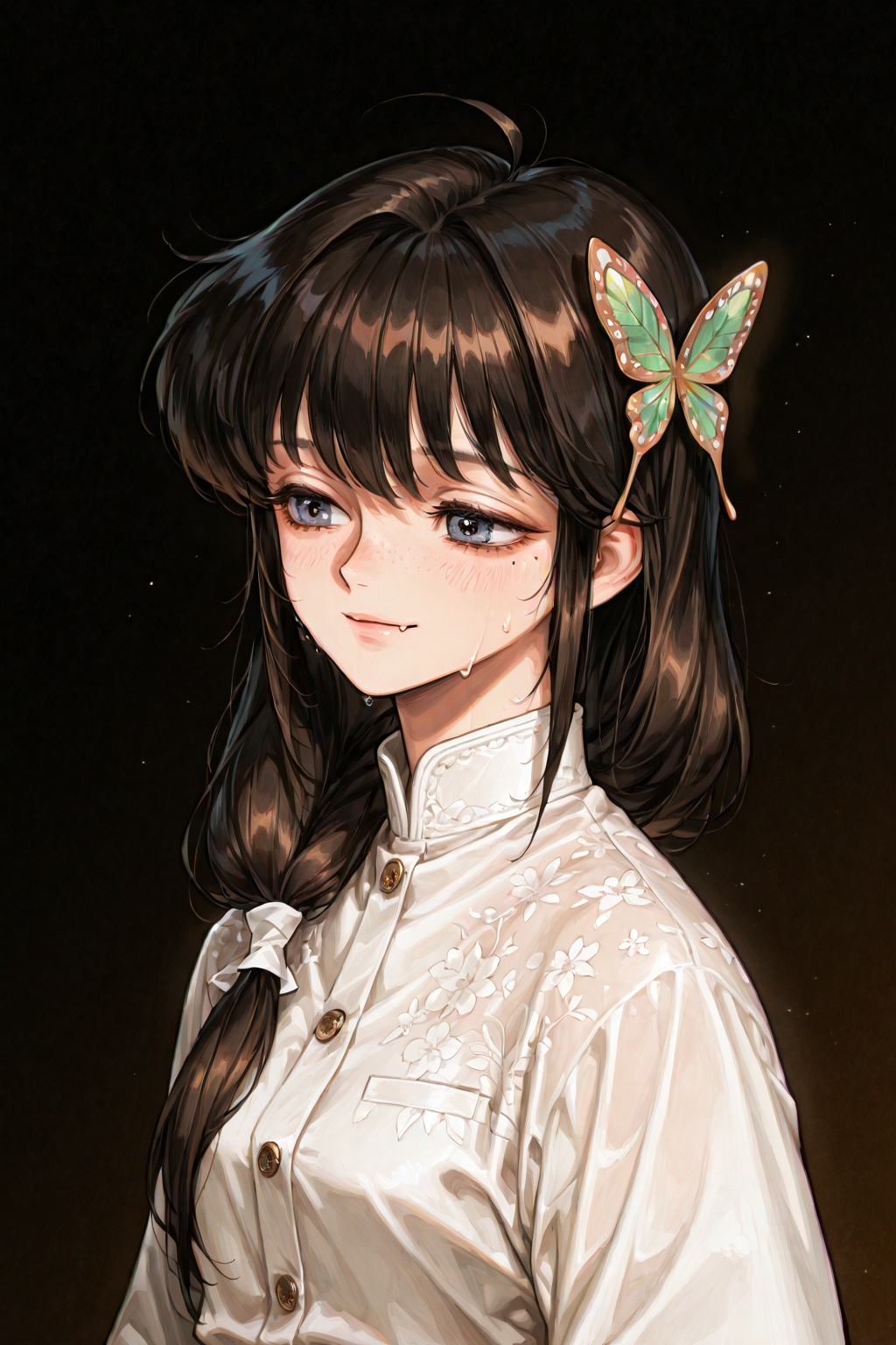 1girl,  ahoge,  three quarter view on Tensor.Art