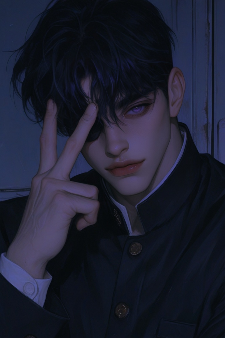 digital painting,  manhwa style,  semi-realistic 1boy on Tensor.Art