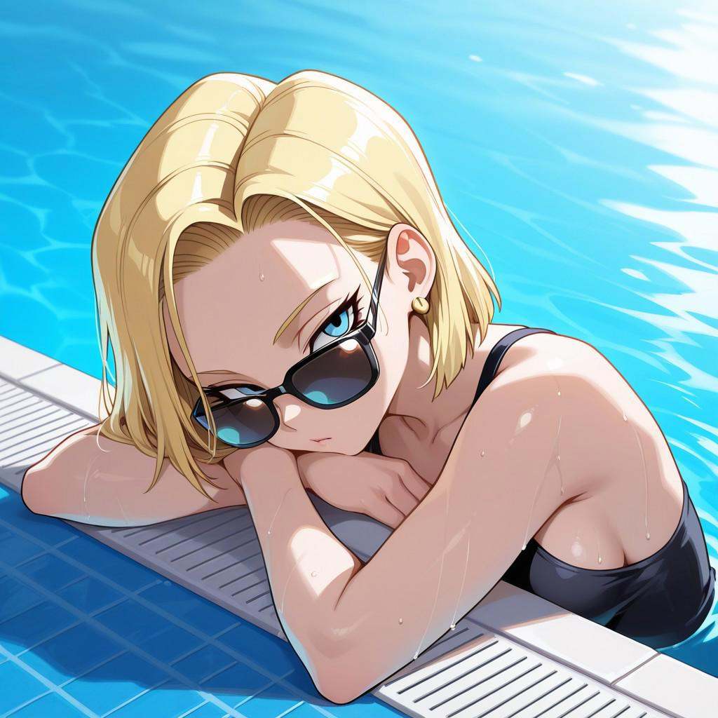 masterpiece,  best quality,  Android 18 on Tensor.Art