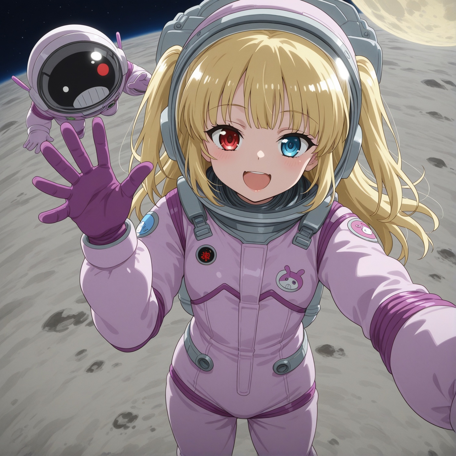 hasegawa kobato,  Heterochromia,  one red eye on Tensor.Art