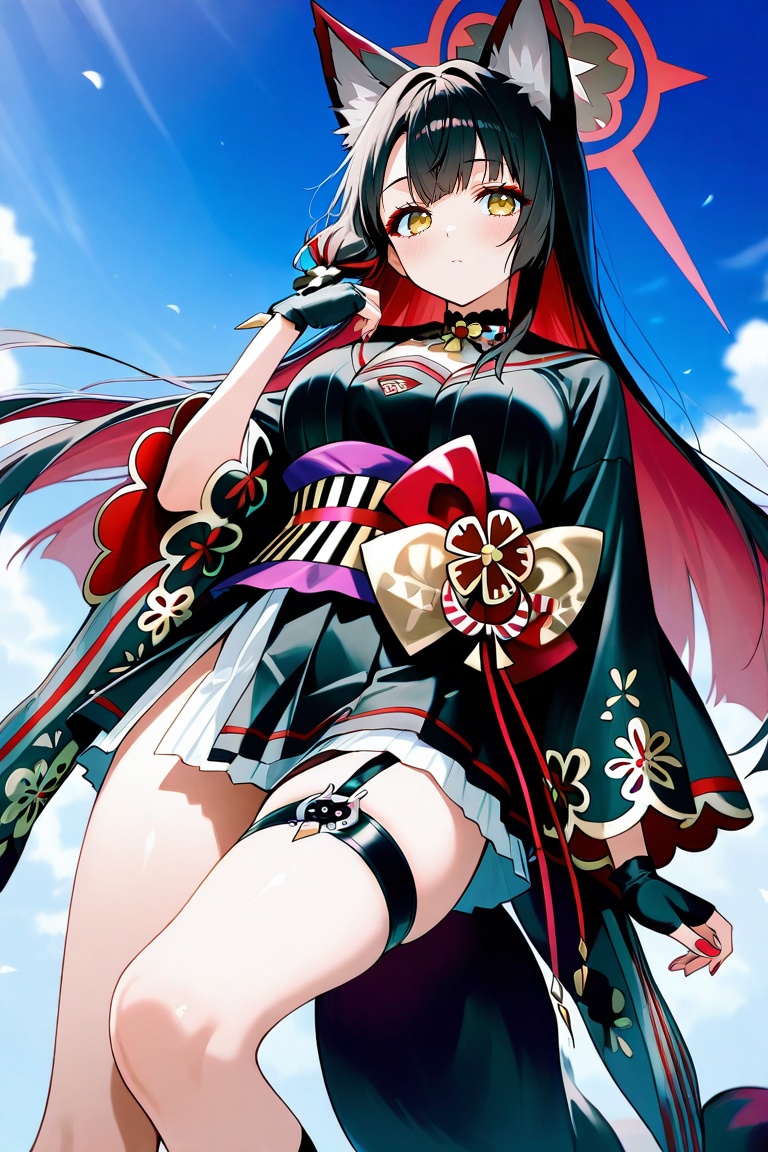 Wakamo Kosaka,  long hair,  bangs on Tensor.Art