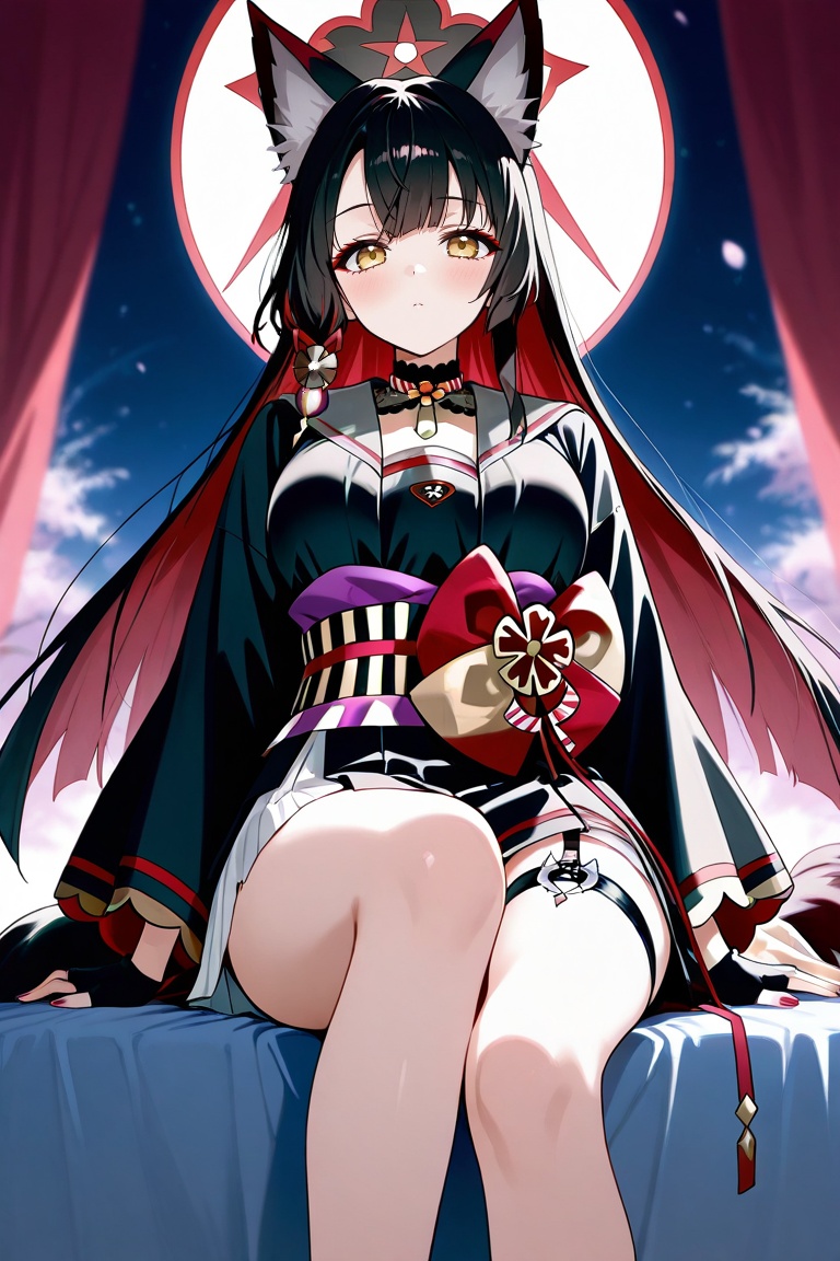 Wakamo Kosaka,  long hair,  bangs on Tensor.Art