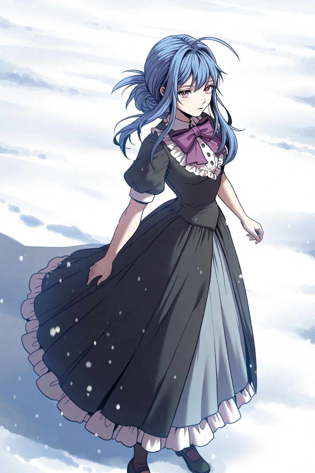 Snow,  Snow,  Thigh exposed on Tensor.Art