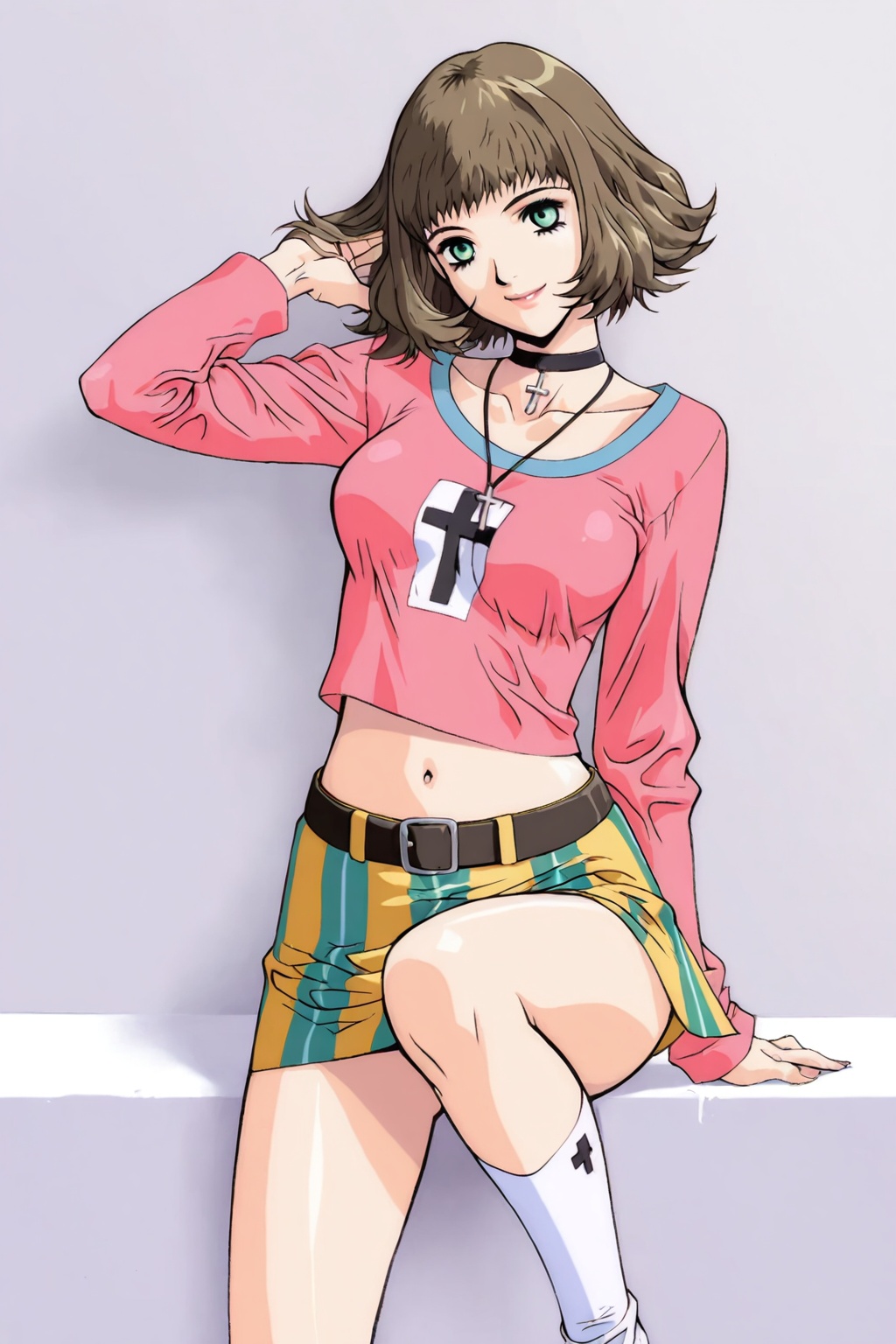 1girl ,  Jun_IL ,  brown hair on Tensor.Art