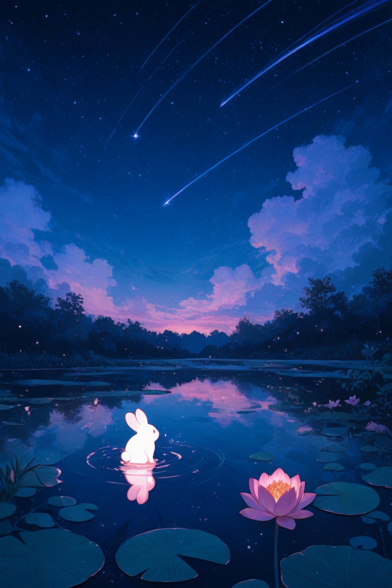vivid colors,  thick outline,  vintage illustration black sky on Tensor.Art