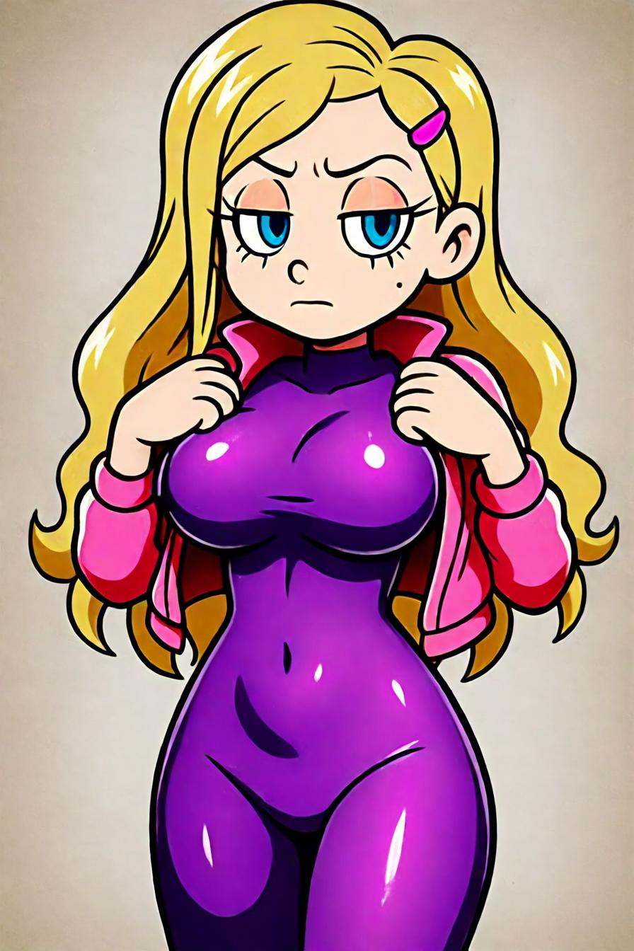 fuurinji miu,  blonde hair,  long hair on Tensor.Art