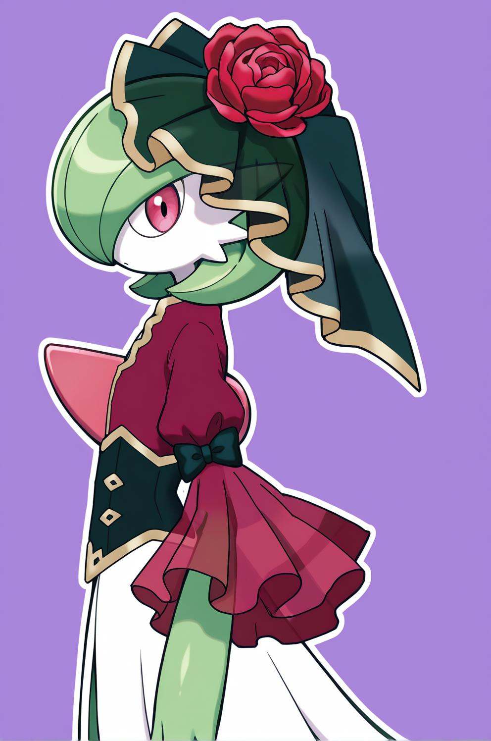 pokemon,  aristogardevoir,  1girl on Tensor.Art