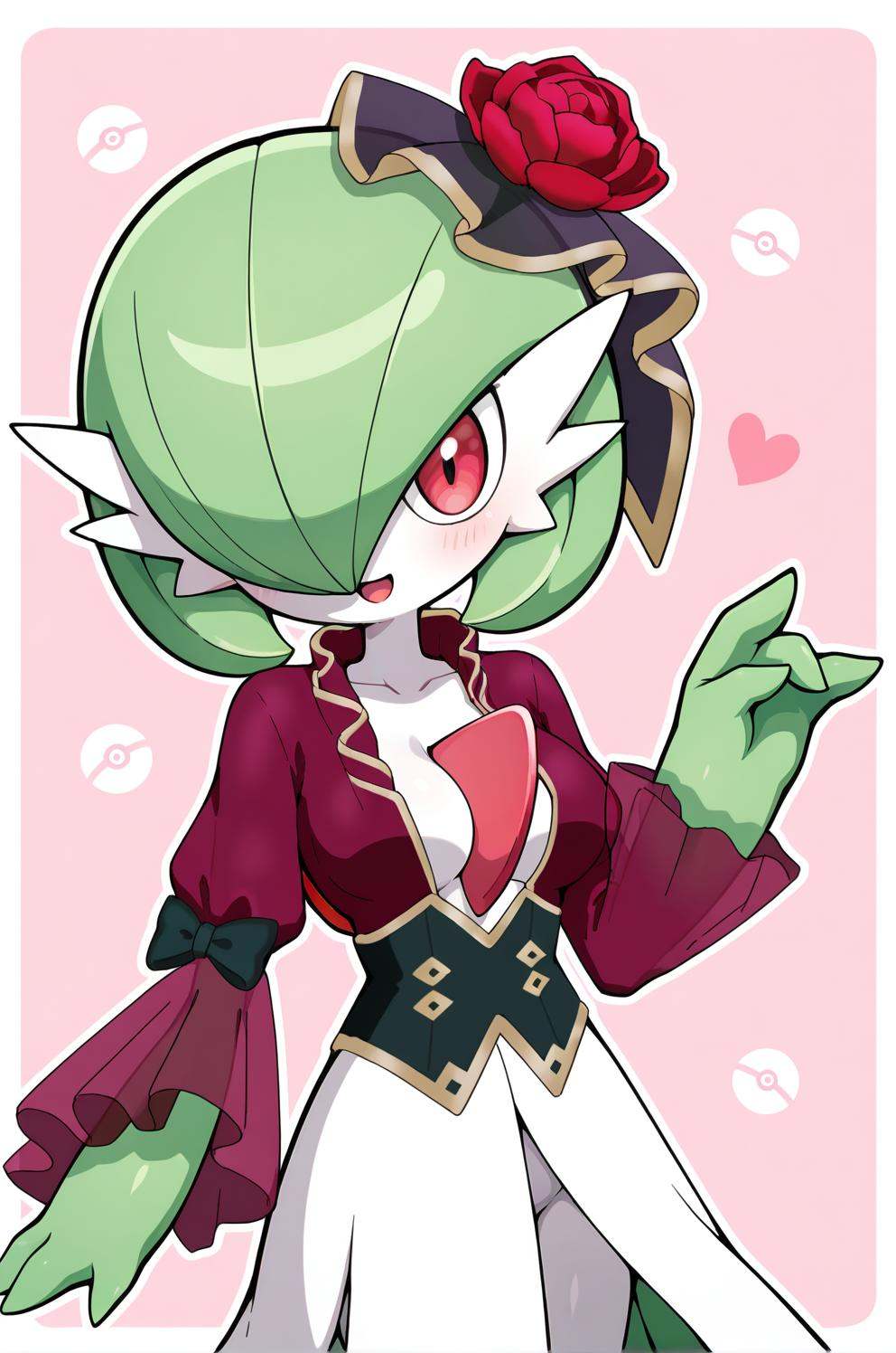 pokemon,  aristogardevoir,  1girl on Tensor.Art