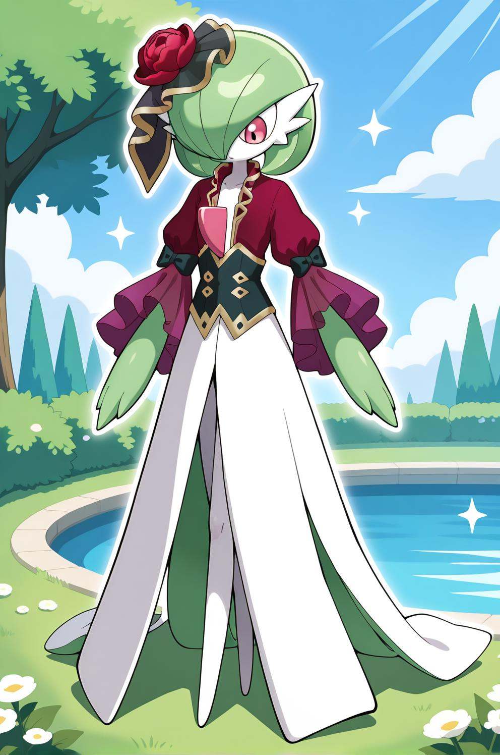 pokemon,  aristogardevoir,  1girl on Tensor.Art