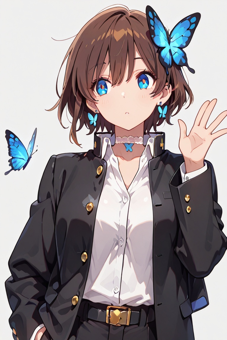 (kiyoka_kun),  Shiny brown hair,  Very short hair on Tensor.Art