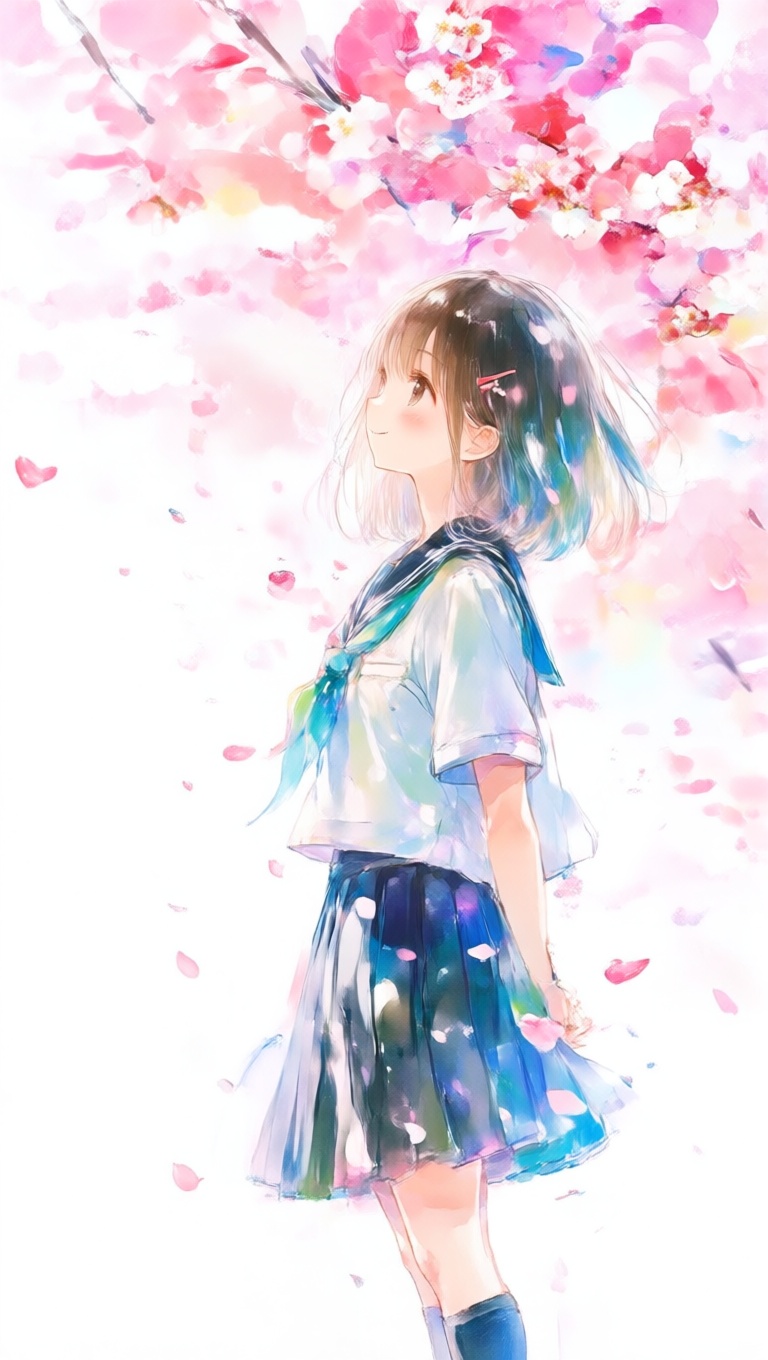 (school uniform style,  pleated skirt,  sailor collar on Tensor.Art