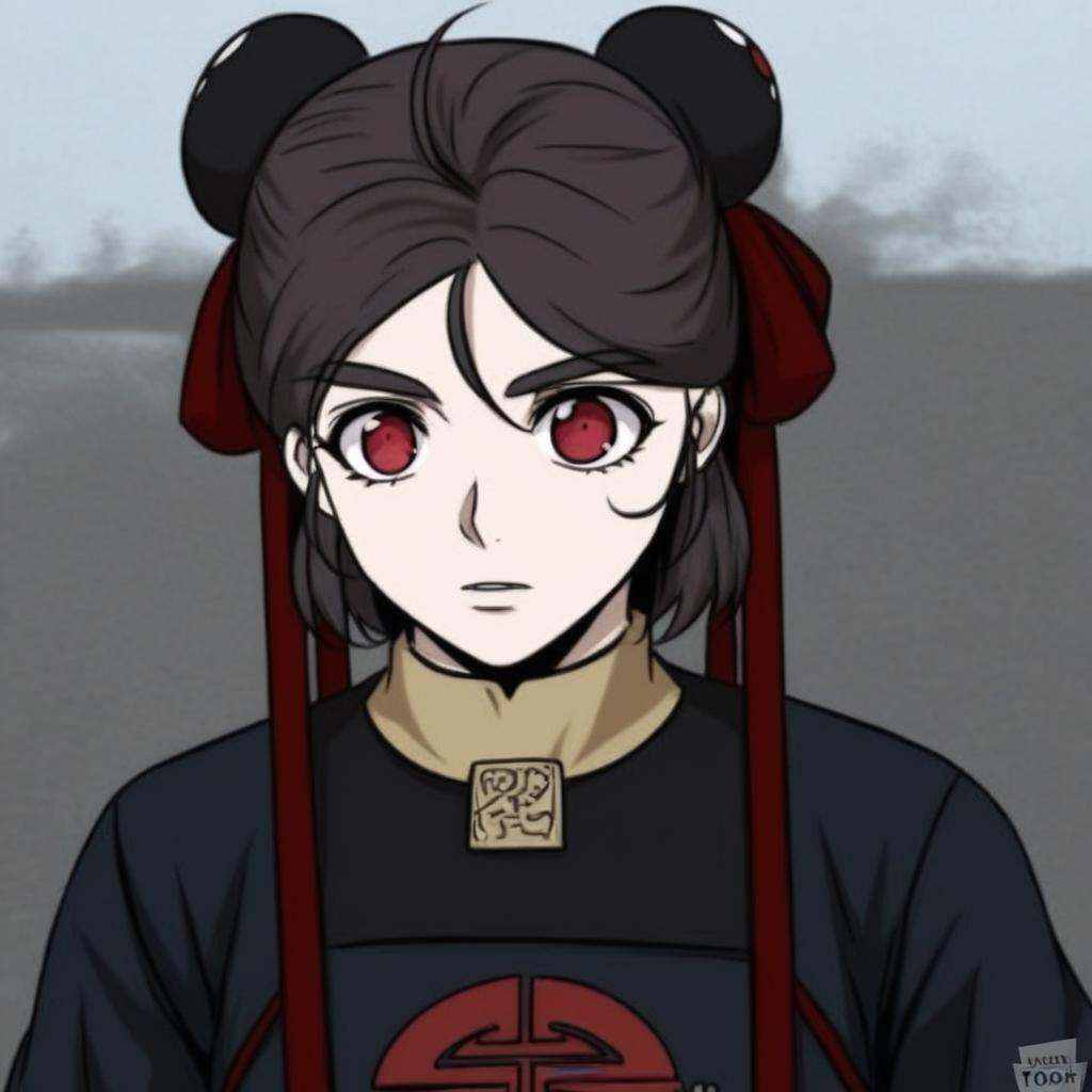 1girl,  solo,  Dark brown hair on Tensor.Art