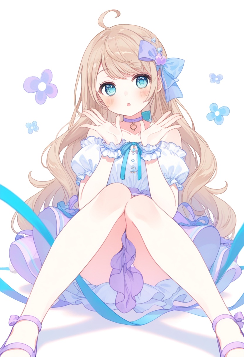 soft_pastel,  pastel color,  1girl on Tensor.Art