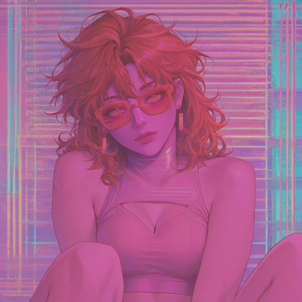 (vaporwave_aesthetic),  (vaporwave_style),  (retro_art_style) on Tensor.Art