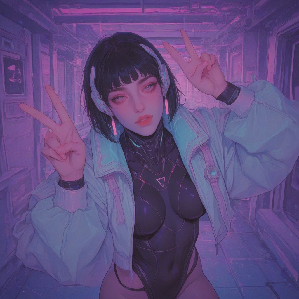 (vaporwave_aesthetic),  (vaporwave_style),  (retro_art_style) on Tensor.Art