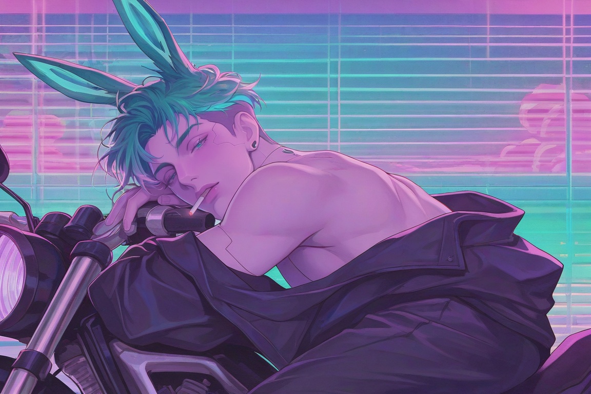 (vaporwave_aesthetic),  (vaporwave_style),  (retro_art_style) on Tensor.Art
