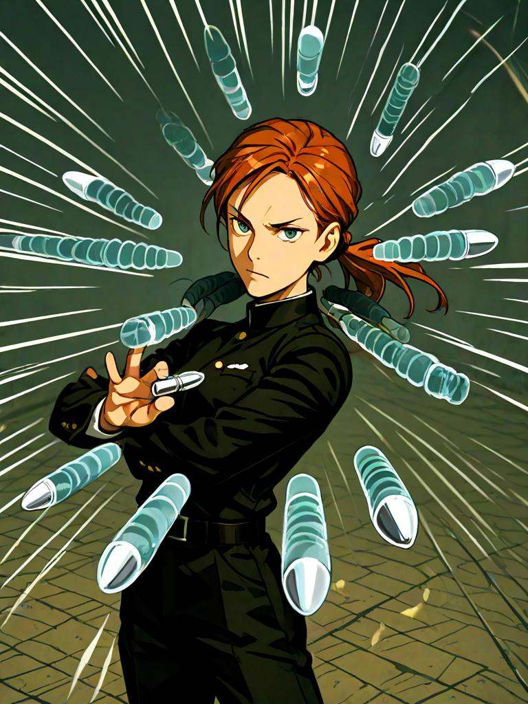 bullet time,  holding bullet on Tensor.Art