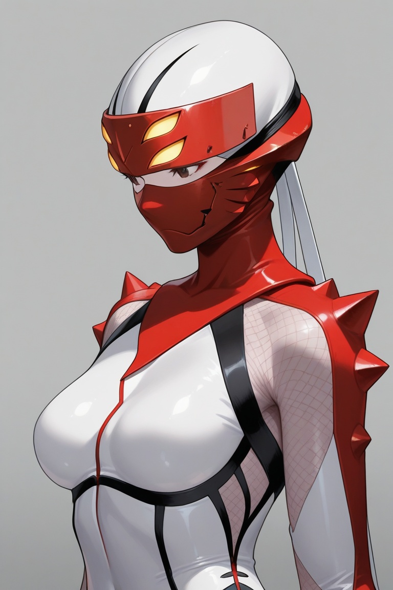 mask,  bodysuits,  upper body on Tensor.Art