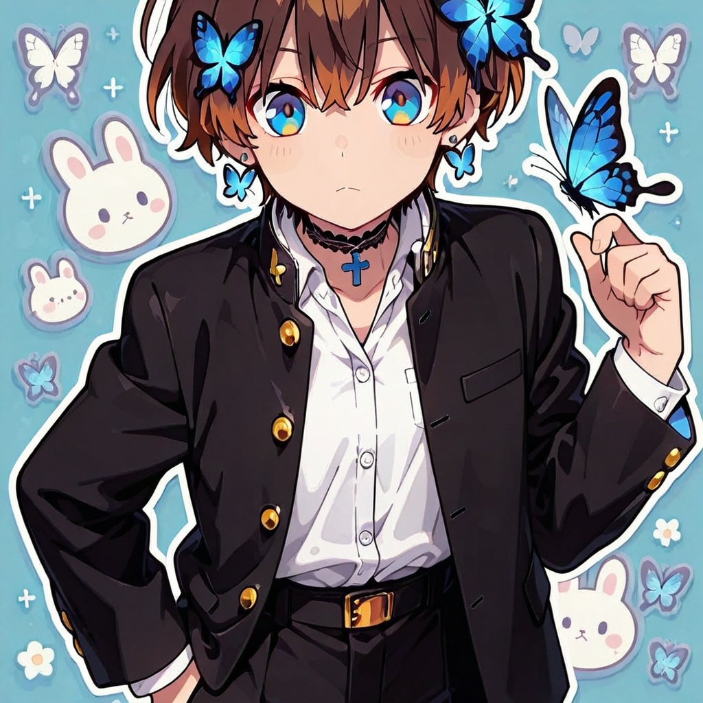 kiyoka_kun,  Anime illustration,  sticker on Tensor.Art