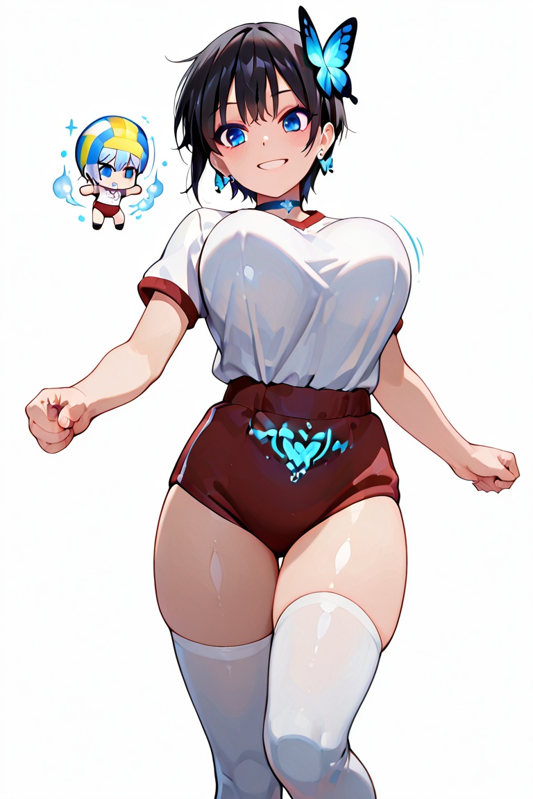 SmokeyAura,  Smoke buruma Anime illustration,  sticker on Tensor.Art