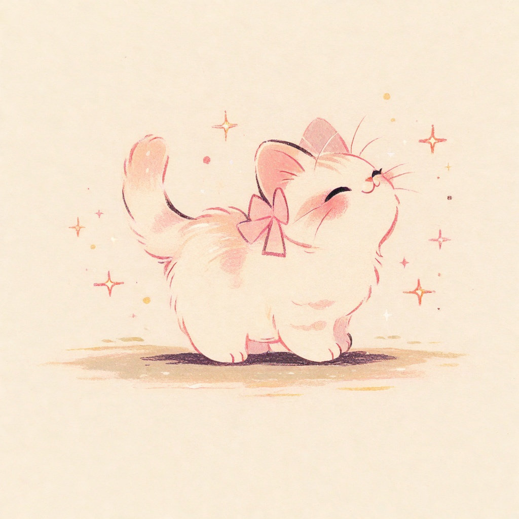 Solo,  animal focus,  a white cat on Tensor.Art