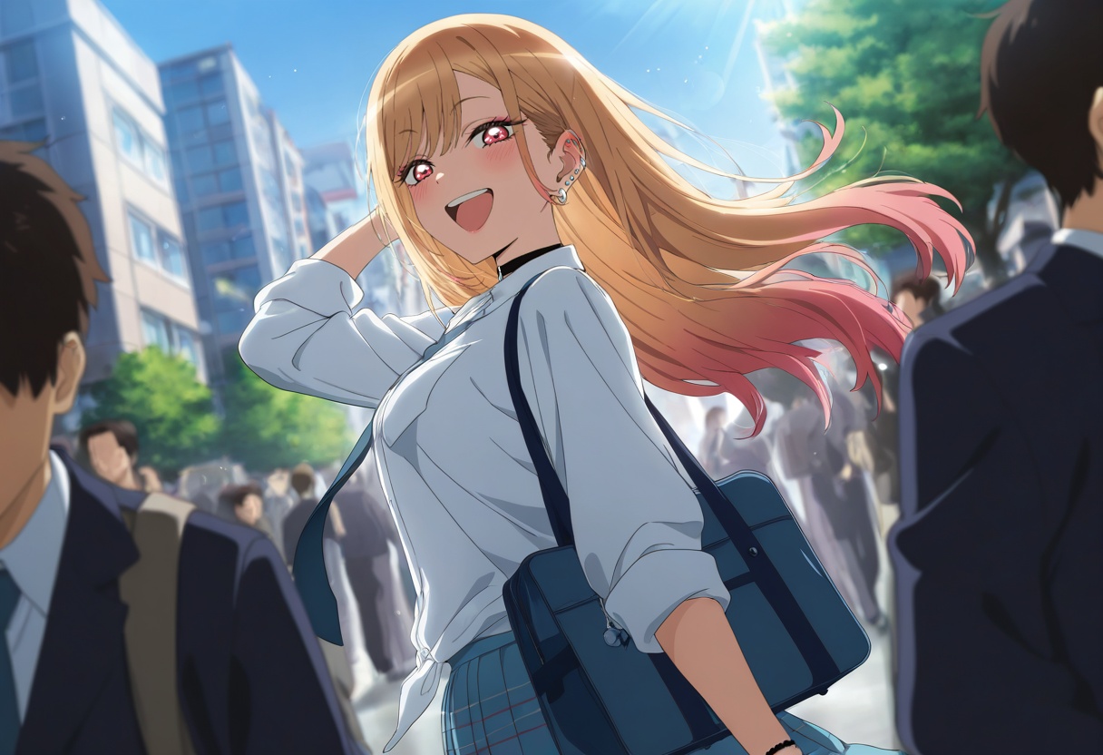 kitagawa marin,  1girl,  long hair on Tensor.Art