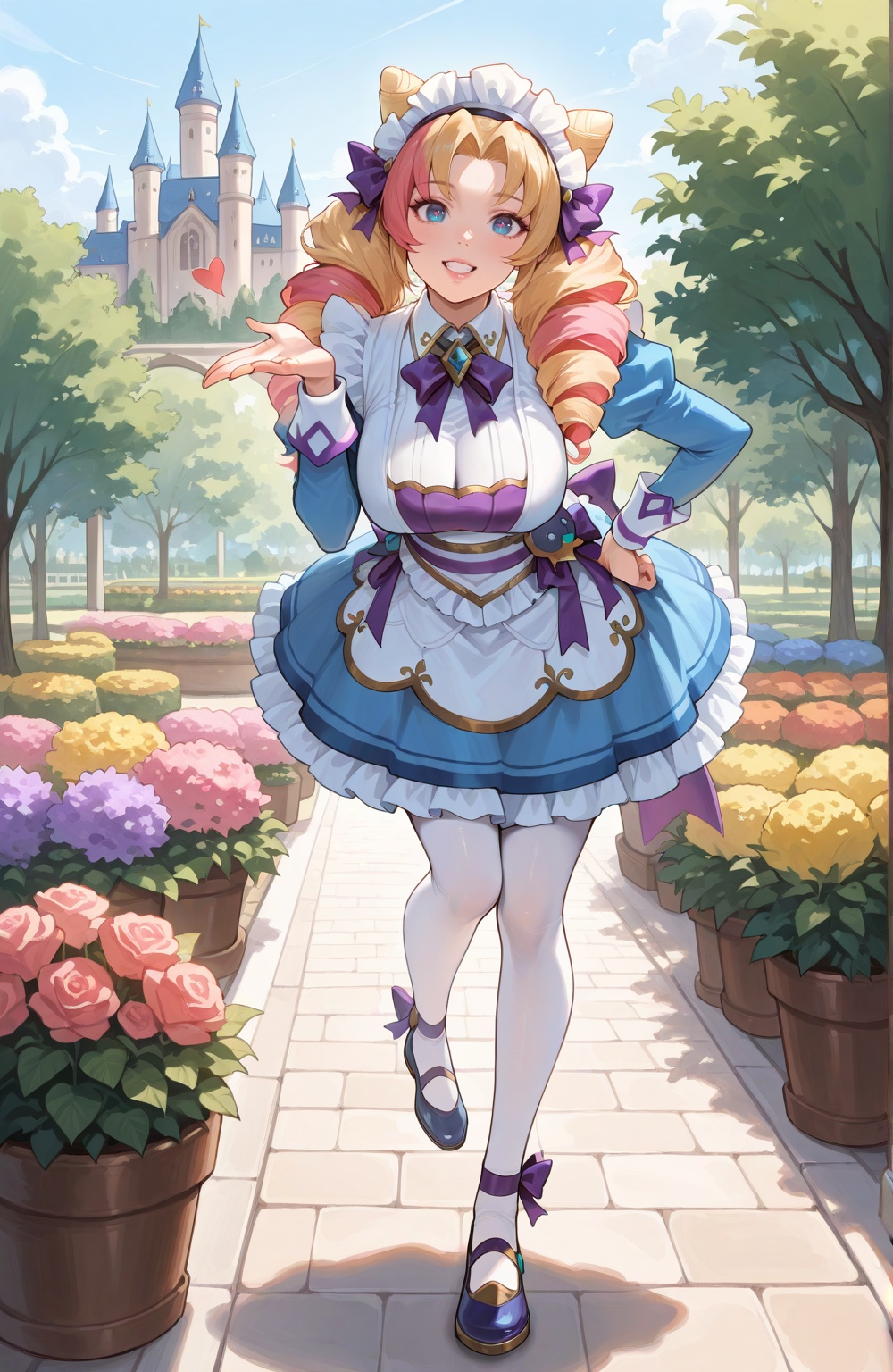 1girl,  1girl,  blonde hair on Tensor.Art