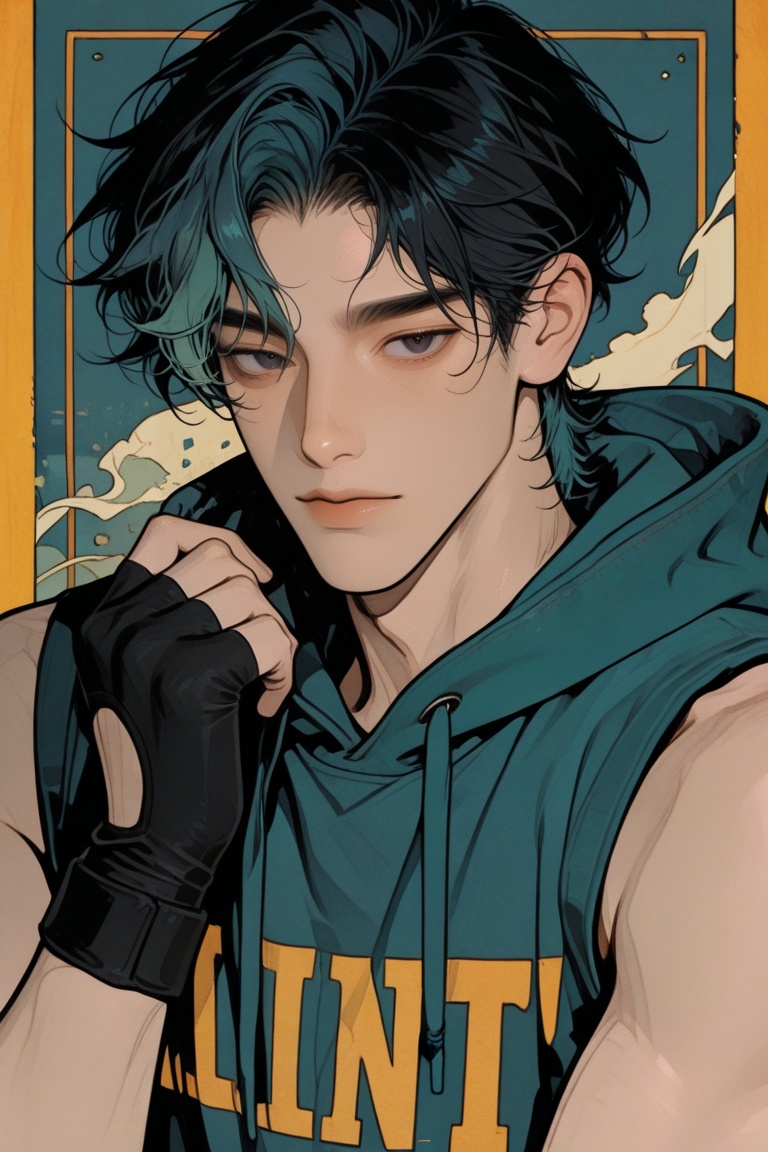 1male,  dark eyes,  black hair on Tensor.Art