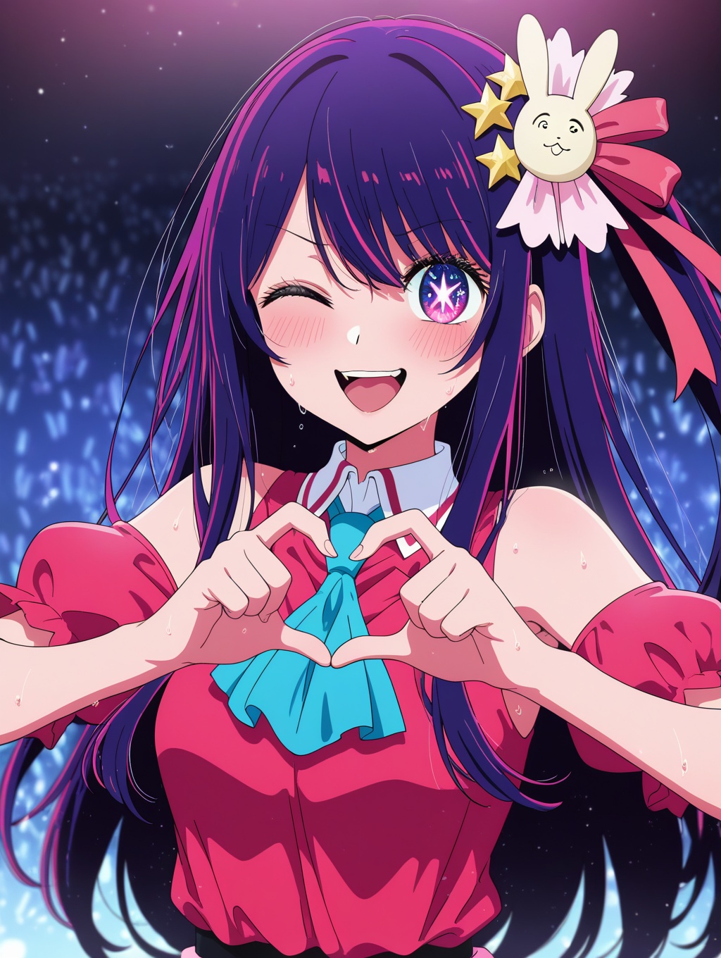hoshino ai \(oshi no ko\),  1girl,  solo on Tensor.Art