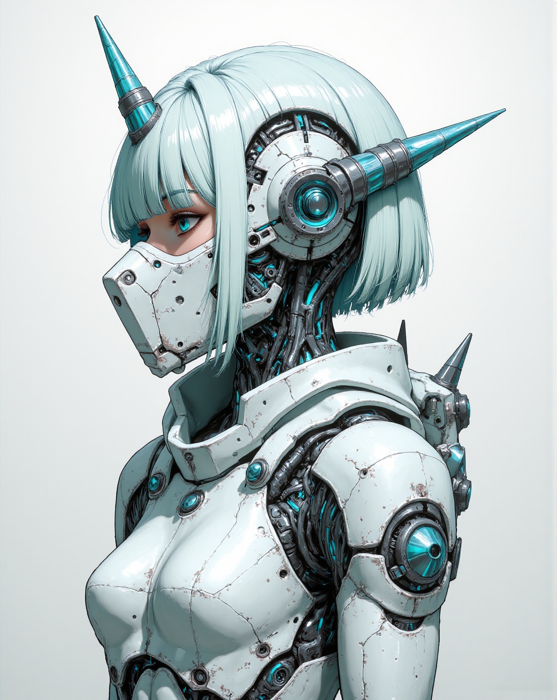1girl,  from side,  profile on Tensor.Art