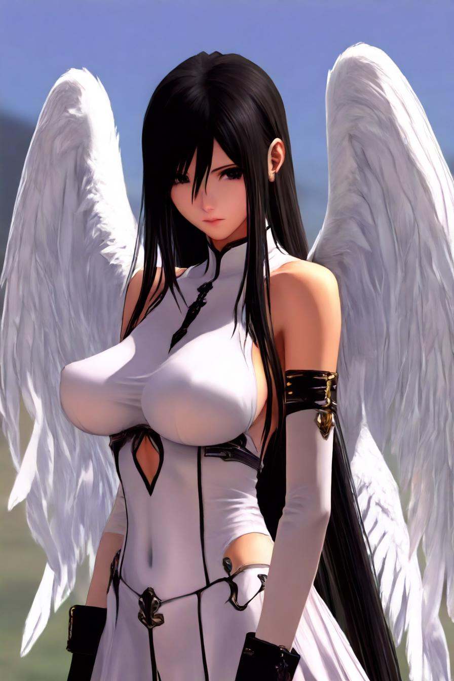 misa suzuhara,  long hair,  black hair on Tensor.Art