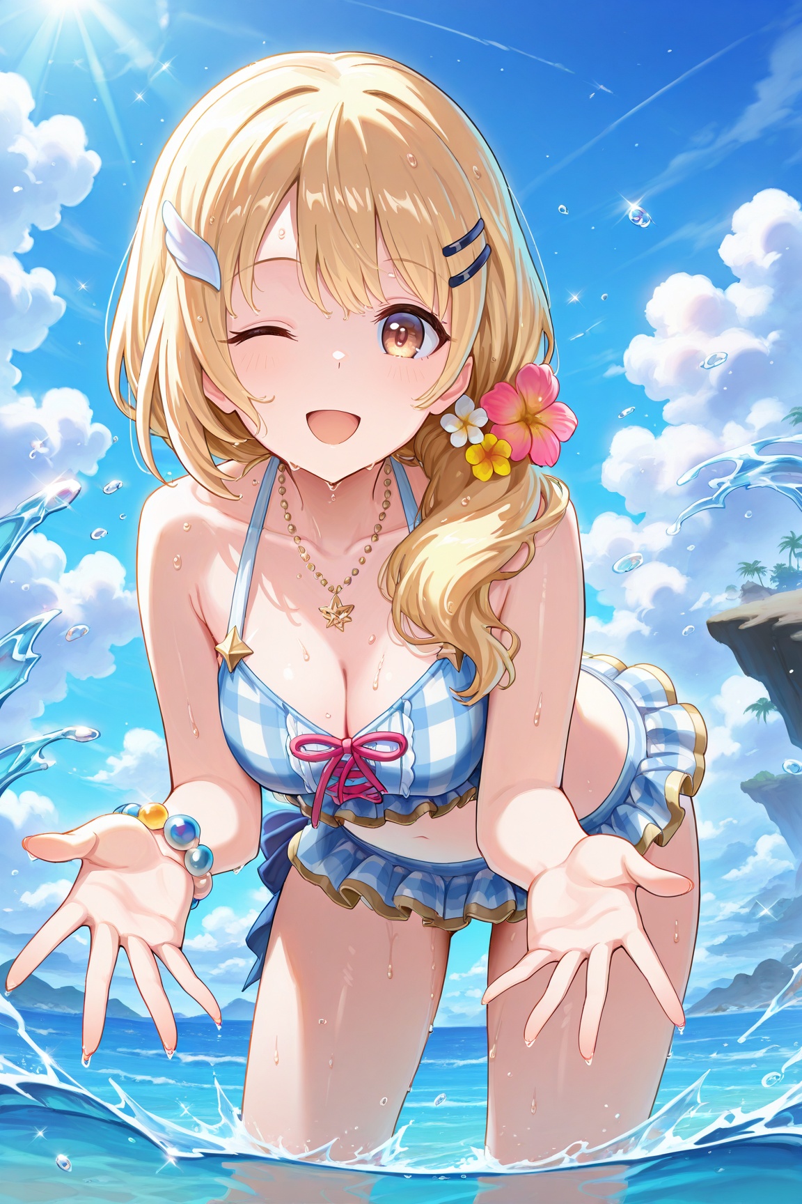1girl,  clearpriconne,  blonde hair on Tensor.Art