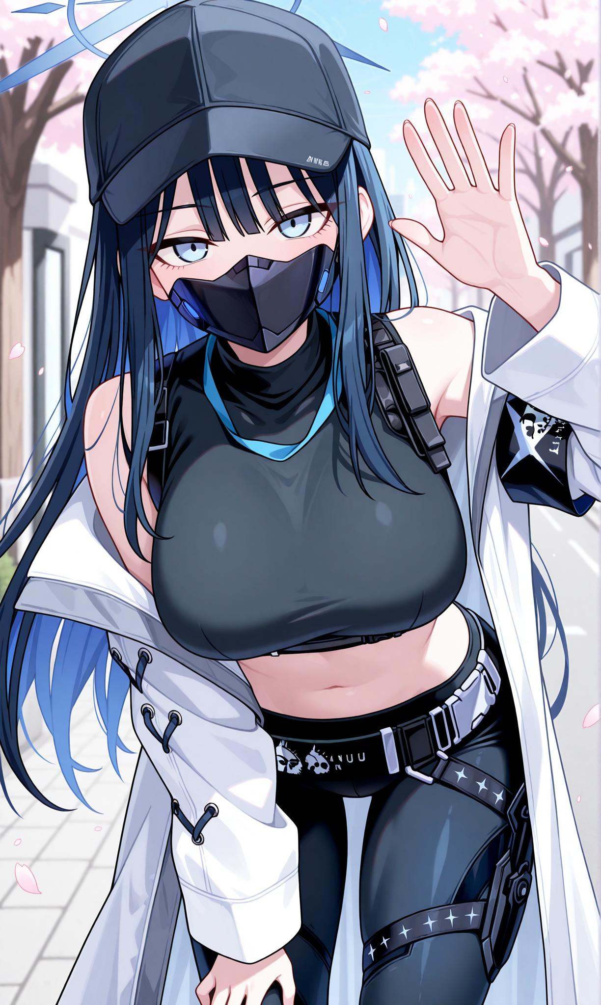 saori (blue archive),  blue eyes,  halo on Tensor.Art