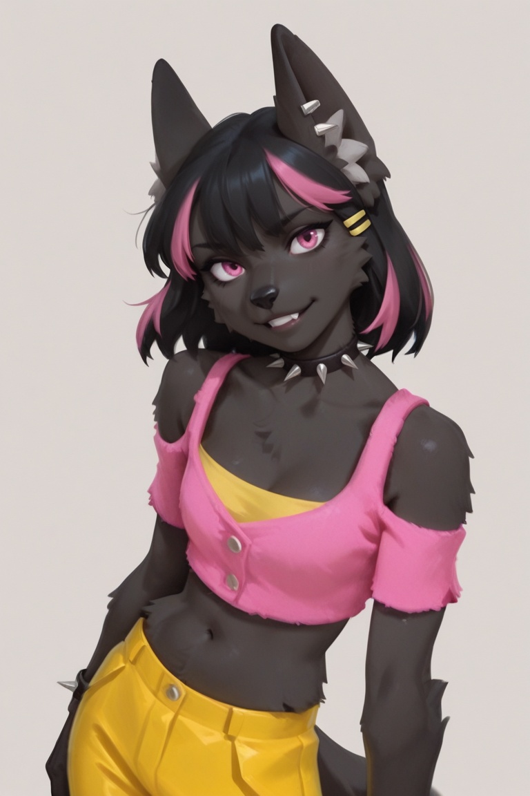 1girl,  fnwolfgirl,  female furry on Tensor.Art